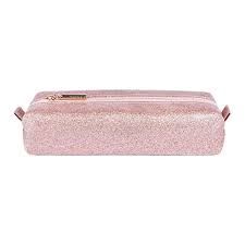 Comfyable Small Makeup Brush Bag For Purse Cute Mini Cosmetic Case Glitter Pencil Case Rose Gold Sparkly Pin Makeup Brush Bag Makeup Bag Small Cosmetic Bags