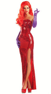 Jessica Rabbit Toon Costume Fancy Dress Halloween Costumes Jessica Rabbit Costume Halloween Fancy Dress