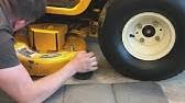 Like any mower, it will need periodic maintenance, including a new drive belt. Cub Cadet Lt1018 Transmission Drive Belt Replacement Youtube