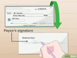 3 Ways To Cash A Cheque Wikihow