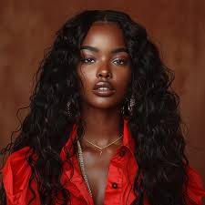 Natural Deep Wave Glueless Human Hair 13x4 Lace Front Wig