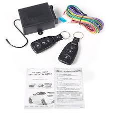 New Car Remote Central Lock Locking Keyless Entry System With Remote Controllers Car Alarms Security Systems In Consumer Electronics Vehicle Electronics Gps