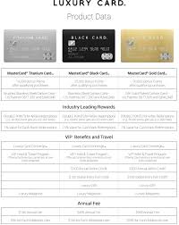 Maybe you would like to learn more about one of these? Luxury Card Launches Three State Of The Art Metal Cards With Extraordinary Benefits Powered By Mastercard Business Wire
