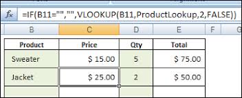 Sie suchen den besten sale? Excel Price List With Vlookup And Match Function Contextures Blog