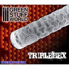Green Stuff World TripleHex Rolling Pin - Goblin Games