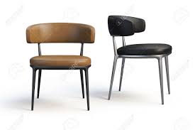 5 out of 5 stars with 1 ratings. Brown And Black Leather Chairs With Metal Legs On White Background Stock Photo Picture And Royalty Free Image Image 138195230