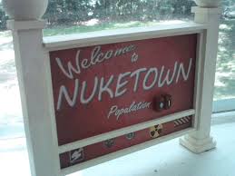 To activate the nuketown '84 easter egg ahead of its release, players will have to shoot the heads off all the mannequins around the map in a . Call Of Duty Cod Black Ops Nuketown Sign Miniature Replica Xbox 360 Wii Call Of Duty Call Of Duty Black Call Of Duty Black Ops 3