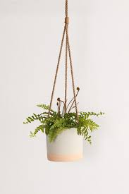 Cylinder Ceramic 6 Hanging Planters Planters Ceramic Planters