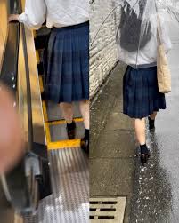 トルネP-4】青チェック制服JK×２＆ワンピJD×１逆さ撮り が半額 | Xcolle