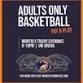 Adults Only Basketball event image