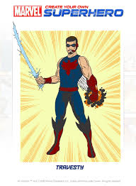 What can you put into this character that people haven't seen before — like something from your own experience or imagnation? Create Your Own Superhero