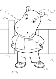 The backyardigans is an immensely popular canadian animated television series created by janice burgess. Free Printable Backyardigans Coloring Pages For Kids