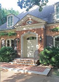 The colors i feel would work best as siding options in combination with red brick are: The Best Window Colours For Stone And Brick Brick Exterior House House Paint Exterior Red Brick House Exterior