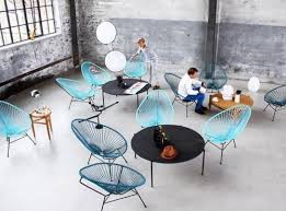 Love An Acupulco Chair Indoors Also Nice Look For Multiple Work Gathering Spaces Acapulco Chair Wicker Patio Chairs Mexican Chairs