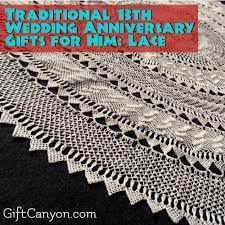 It shows how intertwined your lives have become and makes a beautiful memento. 13th Year Lace Wedding Anniversary Gifts For Him Gift Canyon