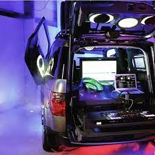 beautiful dj mod in the back of a honda djs dj music hiphop party djlife dance producer love rap housemusic techno edm house club trap artist