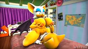 Rouge Riding Tails with Sound - [Wector]