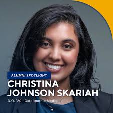 Repost from @nyitalumni • Congratulations to @nyitcomdo alumna Christina  Johnson Skariah (D.O. '20)