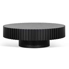 <p>the parsons coffee table adds a great look to your living area. Alfaro Oak Round Coffee Table Black Interior Secrets