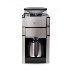 Burr grinders, and the particular features of the capresso. Capresso 10 Cup Coffee Maker With Burr Grinder Thermal Carafe Stainless Steel Coffeeteam 488 05 Target