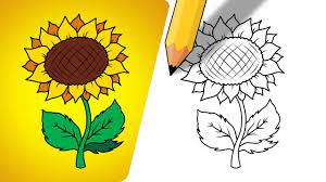 How To Draw Sunflower For Kids Youtube Today, i will guide you through the process of drawing. how to draw sunflower for kids