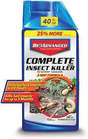 The product can be applied to areas that surround building structures, wooden fence posts or poles, other wooden constructions, subject to termite attack and bayer does have field studies showing that the termite killer granules are 100 % effective in killing. Amazon Com Bioadvanced 700270b Science Based Solutions Grub Ant Mosquito Killer For Lawns Pest Control 40 Oz Concentrate Insect Repellents Garden Outdoor