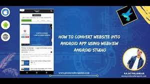 There is no conversion involved, he just loads his website into a webview. How To Convert Website To Android App Proto Coders Point