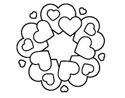 Coloriage Mandalas Coeur 21 Png 600 470 Coloriage Coeur A Colorier Coloriage Mandala Facile