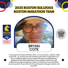 Meet the Marathon Team Member: Bryan Cote! Read more about Bryan's journey  and help him reach his fundraising goal by checking out the Linktree in our  bio!
