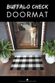 Black And White Buffalo Check Doormat Buffalo Check Black White Year Round Home Decor Ideas Plaid Decor Kitchen Rugs Mats Kitchen Rug