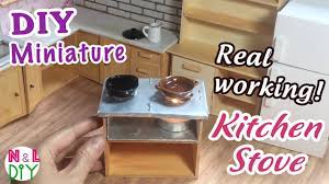 Diy Miniature Real Working Kitchen Stove For Dollhouse How To Make A Candle Stove For Dollhouse Youtube Kitchen Stove Miniature Kitchen Candle Stove