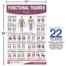 functional institutional home gym poster chart basics