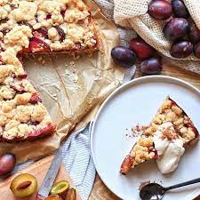 repost julius friedrich97 thanks so much for using my plum cake with crumbles recipe caring for the envi crumble rezept lebensmittel essen vegane rezepte