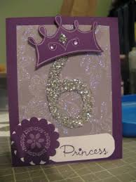 Handmade Birthday Card For My Daughter Princess Card By Steftx Cards And Paper Crafts At Splitcoaststampers Birthday Cards Diy Kids Birthday Cards Princess Card