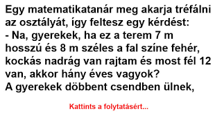 Egy Matematikatanar Meg Akarja Trefalni Az Osztalyat Humorvilag