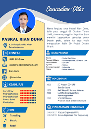 Download Cv Lamaran Kerja Gratis Format Doc Word Untuk Fresh Graduate Versi 12 Goliketrik