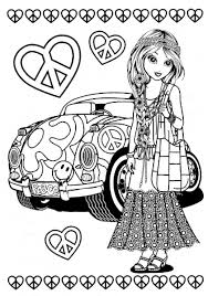 The peace symbol denoted by an encircled fork or rune is recognized worldwide. Pin On Hippie Art Peace Signs Coloring Pages For Adults Coloring Home