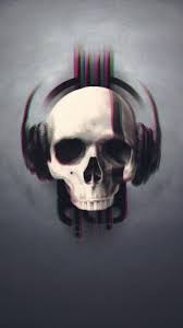 Skull Glitch Art Minimal Headphone Music 720x1280 Wallpaper Glitch Art Headphones Art Art Hd wallpapers are hot because there are many ways to customize and personalize your phone. pinterest