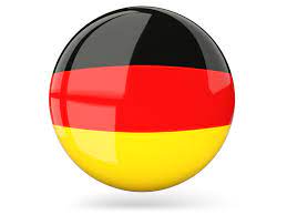 The national flag of germany features three equal horizontal bands of black (top), red, and gold history of the flag of germany. Glossy Round Icon Illustration Of Flag Of Germany