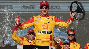 Average speed of the winner (xxx.xxx mph). Joey Logano Wins Nascar Race At Phoenix Edging Kevin Harvick In Ot