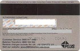 The codes can sometimes be found on account statements. Bank Card Mbna Europe Mbna Europe Bank United Kingdom Of Great Britain Northern Ireland Col Gb Vi 0165