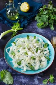 Carpaccio De Fenouil Au Citron Yaourt Et Menthe Recette Fenouil Recettes De Cuisine Recette Carpaccio