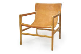 Leather Sling Sturdy Lounge Chair Modish Store