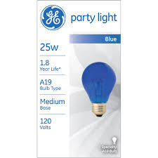 Ge 25 Watt A19 Party Bulb Blue 1 Pack Light Bulbs Meijer Grocery Pharmacy Home More