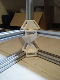 Corner Bracket 3 Way For 2020 Aluminum Extrusion By Luiscrsousa Thingiverse Aluminum Extrusion Extrusion Bracket