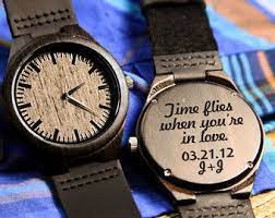 Wood Engraved Watch Personalized Watch Gift For Him Anniversary Weddings Groomsmen Best Thoughtful Gifts For Him Watch Engraving Anniversary Gifts For Him
