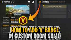 Freefire name change tamil and nickfinder name designing. How To Add V Badge In Custom Room Name Freefire Custom Room Name Me V Badge Kaise Add Kare Harry Bro Youtube