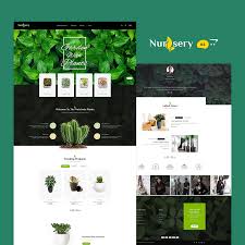 Garden Design Layout Website Nursery Plant Opencart Multi Purpose Responsive Theme Templatetrip In 2020 Plant Nursery Web Layout Design Web Design Websites