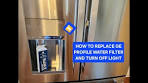 GE Profile Refrigerator Water Filter Replacement and How to ...