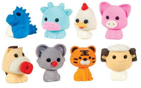 Wee Ones Eraser Toppers Animal Erasers Novelty Gifts Unique Itty Bitty Baby